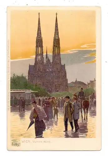 KÜNSTLER / ARTIST - PAUL HEY, Wien, Votivkirche, ca. 1905