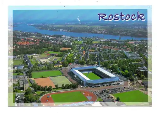 SPORT - FUSSBALL - STADION, Rostock, Luftaufnahme