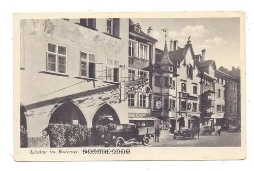 8990 LINDAU, Adolf-Hitler-Strasse, Gasthaus zum Sünfzen, Oldtimer