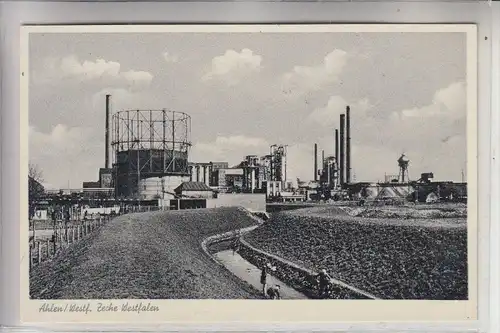 4730 AHLEN, Zeche Westfalen / Bergbau - mining, 1956