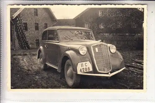 AUTO - OPEL OLYMPIA Cabrio, 1938, Photo-AK