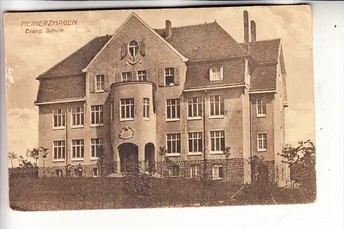 5882 MEINERZHAGEN, Evang. Schule, 1923, Gebühr bezahlt - Stempel Kierspe Bahnhof