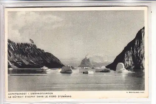 GRÖNLAND / GREENLAND, Polar, Agpatsundet i Umanaqfjorden