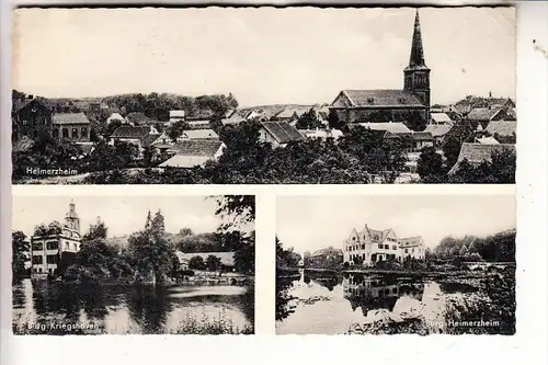 5357 SWISTTAL - HEIMERZHEIM, Panorama, Burgen Kriegshoven / Heimerzheim, 1957