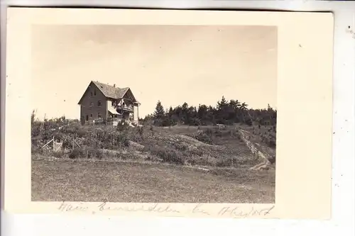 5378 BLANKENHEIM - AHRDORF, Haus Einsiedeln, 1934, Photo-AK