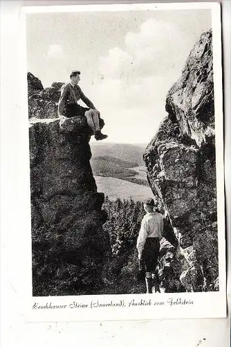 5787 OLSBERG - BRUCHHAUSEN, Bruchhauser Steine, Ausblick vom Feldstein