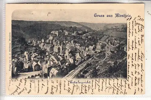 5108 MONSCHAU, Totalansicht, 1899, bei Bernhoeft-Lux. hergestellt