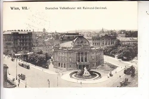 A 1000 Wien, 6.Gemeindebezirk, Deutsches Volkstheater & Raimund Denkmal, Brüder Kohn Wien