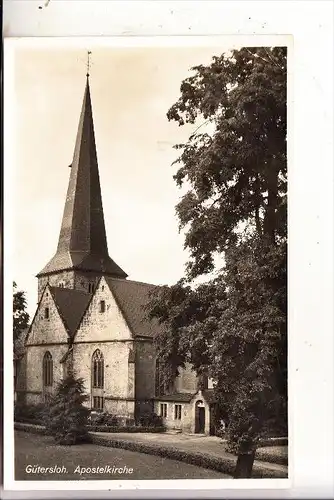 4830 GÜTERSLOH, Apostelkirche, 1940, deutsche Feldpost, kl. Druckstelle