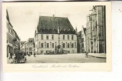 4500 OSNABRÜCK, Markt mit Rathaus