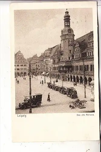 0-7000 LEIPZIG, Das alte Rathaus, Taxis, 1923