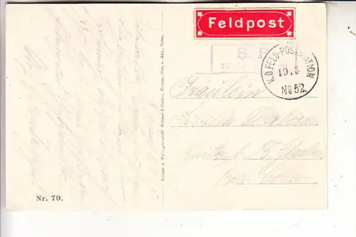 F 55400 ETAIN, Zerstörungen 1.Weltkrieg, 1915, deutsche Feldpost