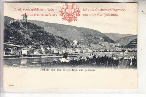 5590 COCHEM, 50 jähr. Jubiläum Cochemer Männergesangverein, 1906
