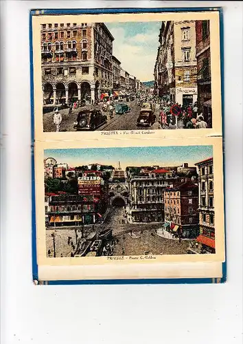 I 34100 TRIESTE, Ricordo di Trieste, 32 Vedute / Vues / Ansichten