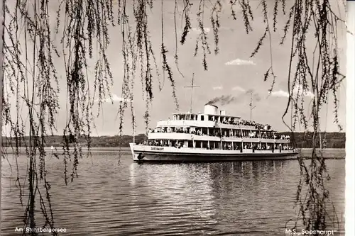 BINNENSCHIFF / River Boat / Bateau - Starnberger See, "SEESHAUPT"