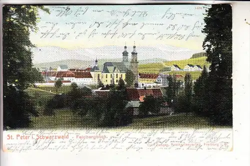 7811 ST. PETER, Panorama mit Feldbergblick, 1904, Color