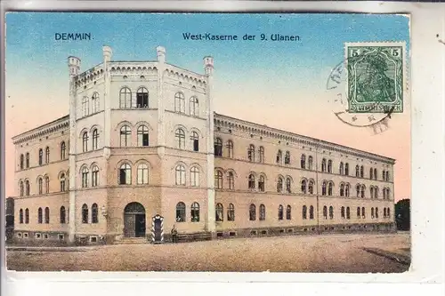 0-2030 DEMMIN, West-Kaserne der 9.Ulanen, 1920