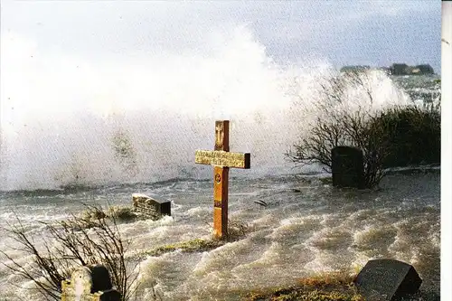 2251 HALLIG HOOGE, Kirche , Kirchwarft