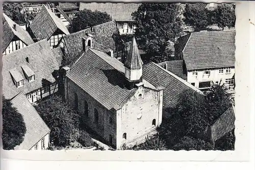 4542 TECKLENBURG, Kirche, Luftaufnahme