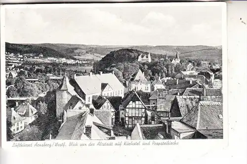 5760 ARNSBERG, Blick v.d. Altstadt, 1957
