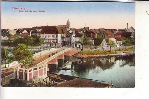 0-3530 HAVELBERG, Blick auf die neue Brücke