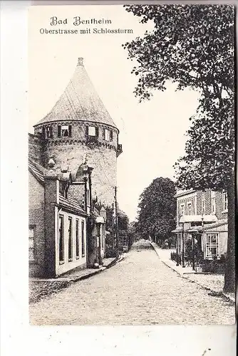 4444 BAD BENTHEIM, Oberstrasse & Schlossturm