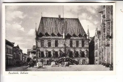 4500 OSNABRÜCK, Rathaus, Oldtimer, 1950