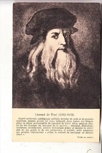 JUDAICA- Leonardo da Vinci, Porträt