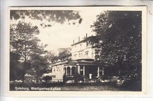 4100 DUISBURG, Stadtgarten Kaffee, 1929