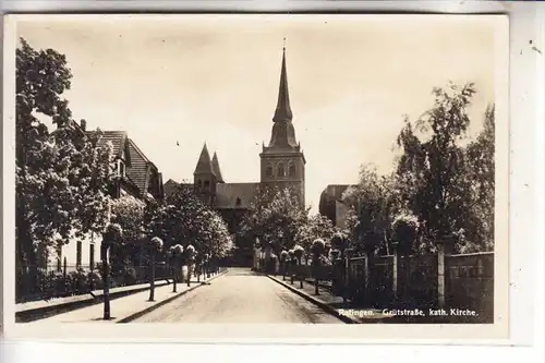 4030 RATINGEN, Grütstrasse, Kath. Kirche, 1938