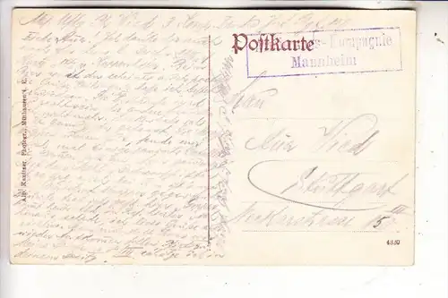 F 68560 HIRSINGUE / HIRSINGEN, Spinnerei & Weberei Paul Lang, deutsche Feldpost 1.Weltkrieg