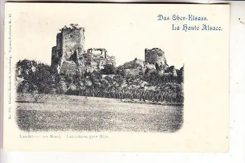 F 68220 LEYMEN / LEIMEN, Ruine Landskron, ca. 1900, Bernhoeft - Lux.