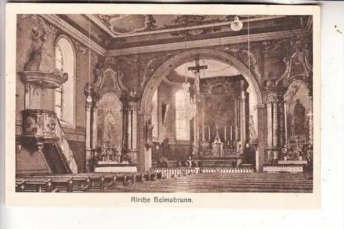 F 68990 HEIMSBRUNN, Kirche, Innenansicht