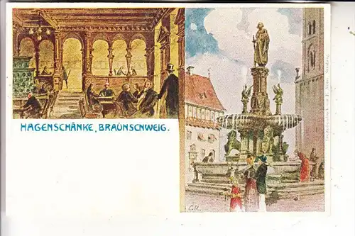 3300 BRAUNSCHWEIG, Hagenschänke, Litho