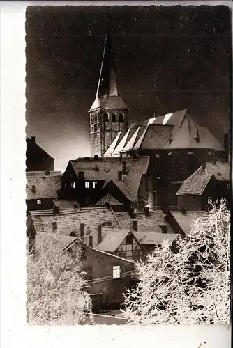 4020 METTMANN, Katholische Kirche im Winter, 1963