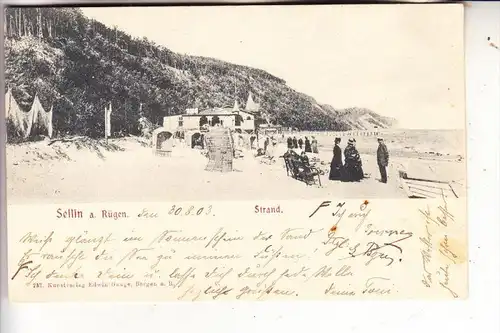 0-2356 SELLIN / Rügen, Strand, 1903