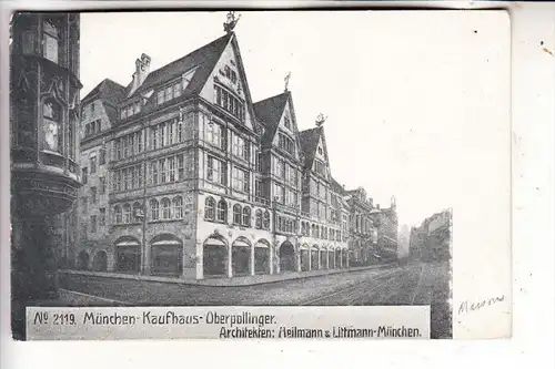 8000 MÜNCHEN, Kaufhaus Oberpollinger, Architekten: Heilmann & Lithmann - München