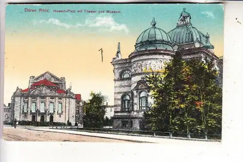 5160 DÜREN, Hoesch-Platz mit Theater und Museum