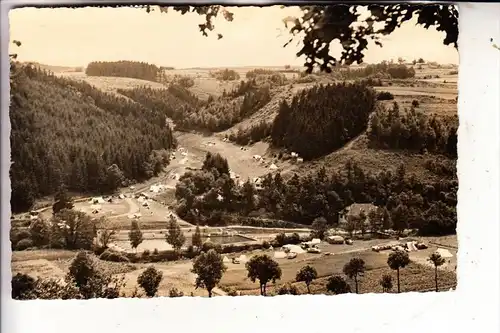 5374 HELLENTHAL, Campingplatz und Schwimmbad, 1957