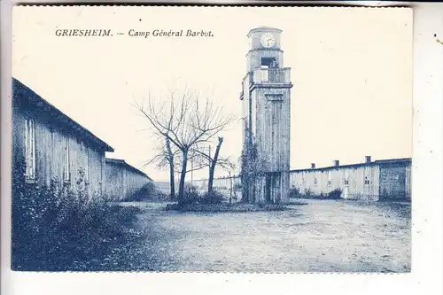 6103 GRIESHEIM, Camp General Barbot, Wachturm mit Uhr