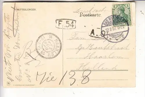 0-3700 WERNIGERODE - SCHIERKE, Brocken, 1907