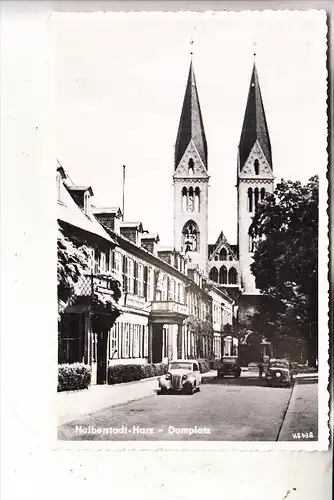 0-3600 HALBERSTADT, Domplatz, 1964, Auto - Oldtimer