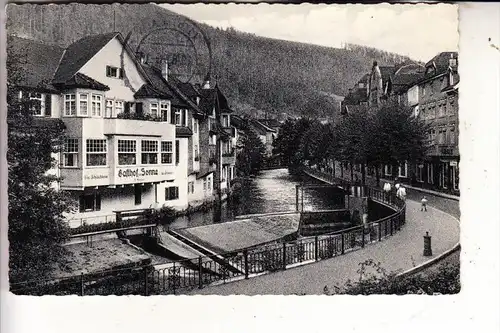 7547 BAD WILDBAD, An der Enz, Landpoststempel "Würzbach über Calw", 1960