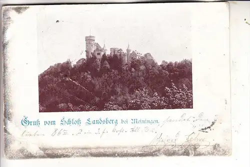 0-6100 MEININGEN, Schloß Landsberg, 1899