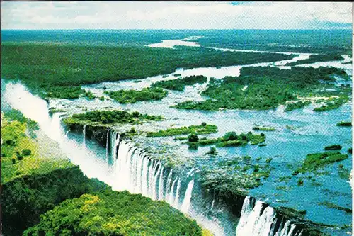 SAMBIA / RHODESIEN, Victoria Falls, 6 postcards