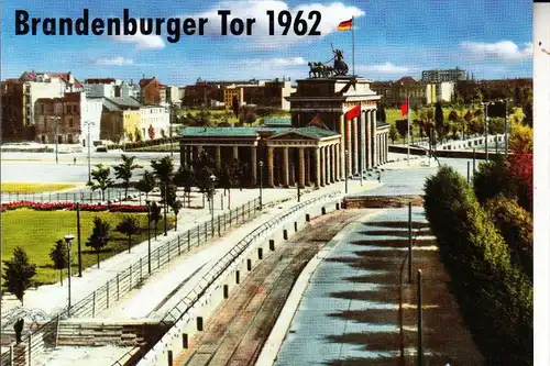 1000 BERLIN, Brandenburger Tor, 1962, Repro