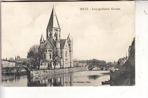 F 57000 METZ, Evangelische Kirche, Feldpost, Postüberwachungsstelle