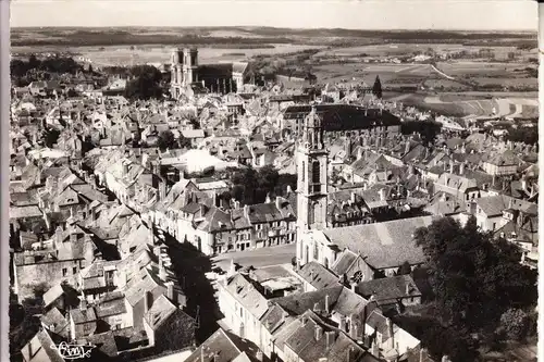 F 52200 LANGRES, Vue generale airienne, CPSM, CIM-Macon