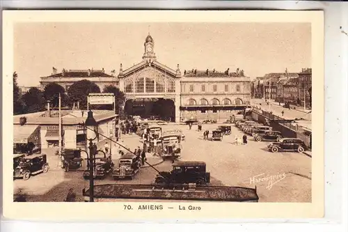 F 80000 AMIENS, La Gare / station / Bahnhof, Automobile