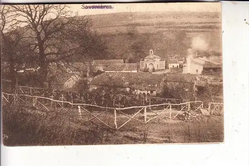 F 55170 SAVONNIERES EN PERTHOIS, 1.Weltkrieg, Deutscher Soldatenfriedhof, 1916, deutsche Feldpost